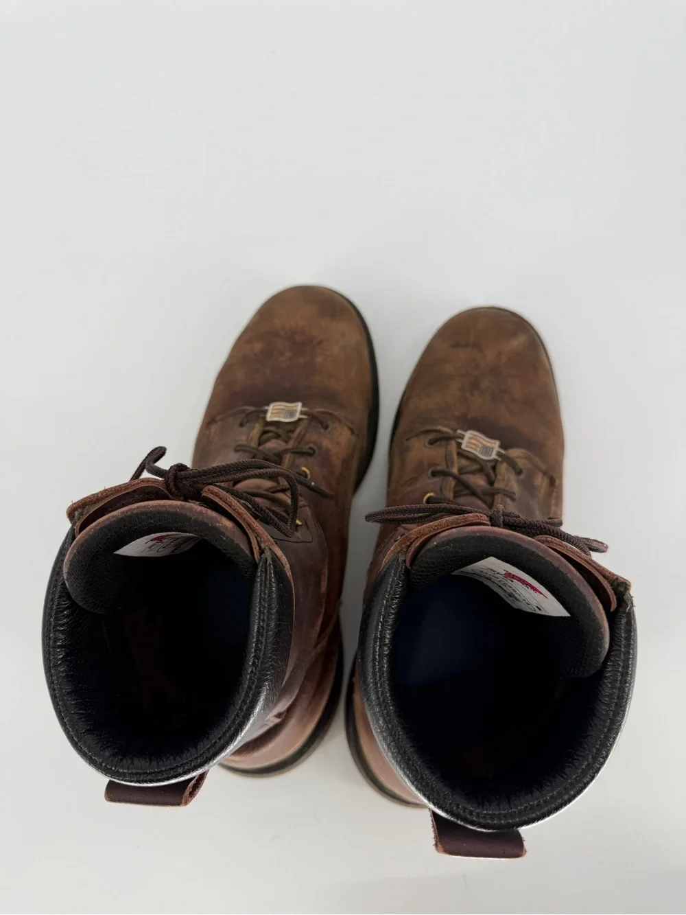 Red Wing Shoes Lace Up Work Boots Size 10